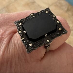 Vintage Onyx  Ring